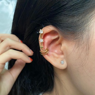 AW-0047/0048 Earcuff ดาวและพระจันทร์