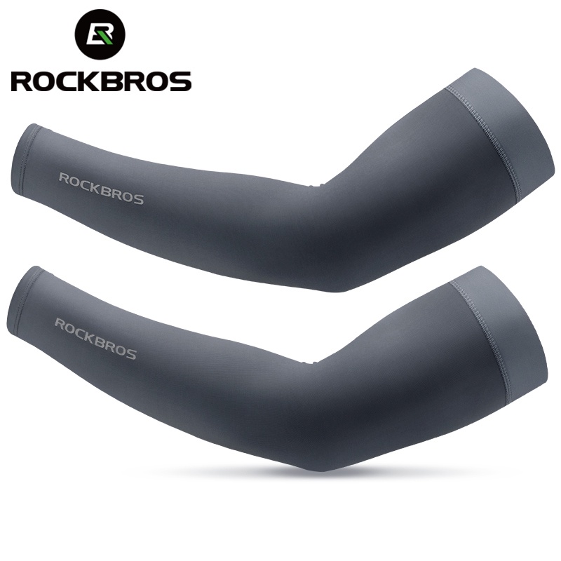 ROCKBROS ปลอกแขนกันแดด UPF50+ ระบายอากาศดี ใส่สบาย ป้องกัน UV สำหรับจักรยาน ตกปลา และกีฬากลางแจ้ง