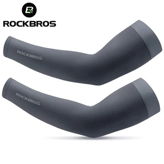 ROCKBROS ปลอกแขนกันแดด UPF50+ ระบายอากาศดี ใส่สบาย ป้องกัน UV สำหรับจักรยาน ตกปลา และกีฬากลางแจ้ง