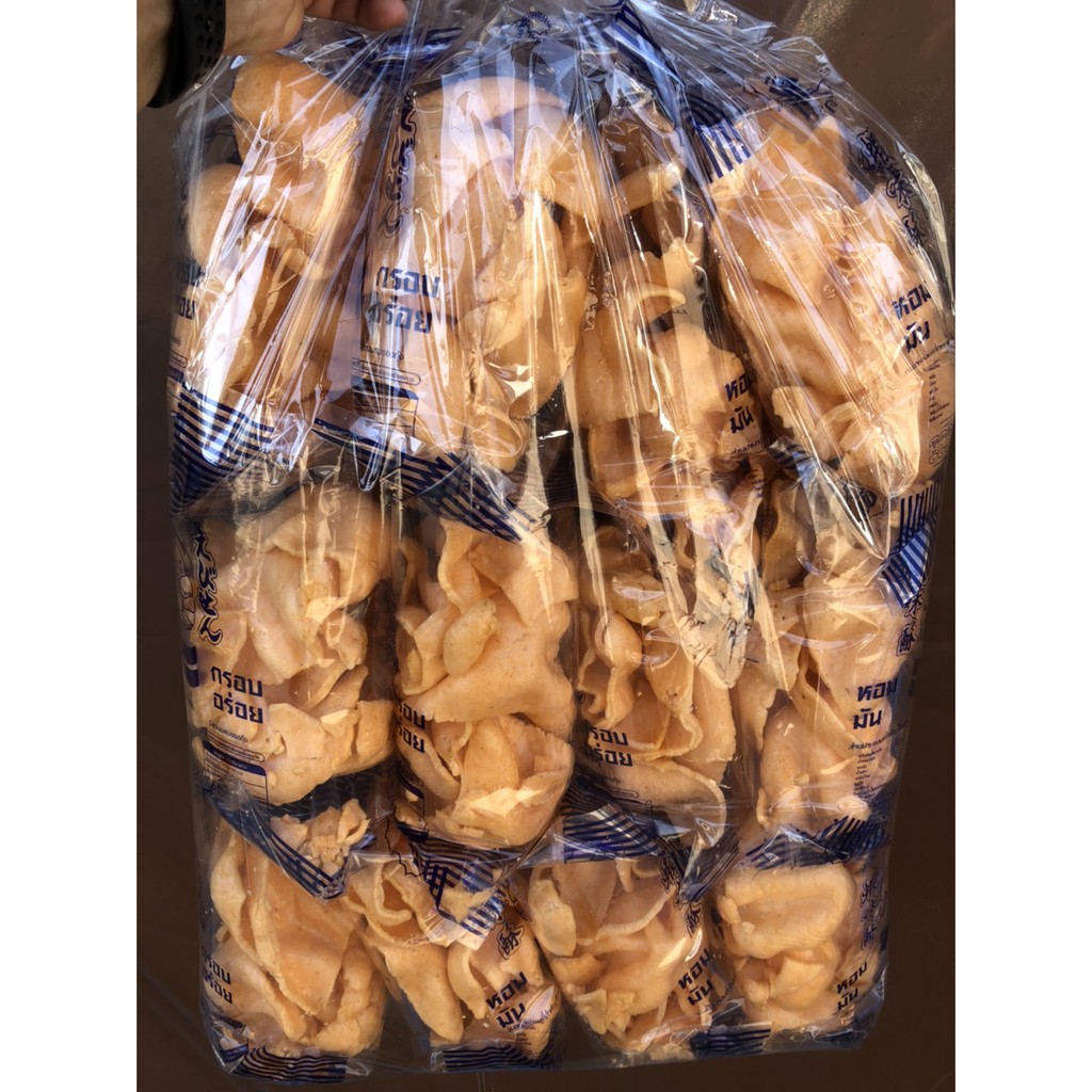 ข้าวเกรียบกุ้ง ตรากุ้งไทย ซองสีน้ำเงิน ขนาด 1 โหล ( 12 ซอง ) - รูปที่ 2