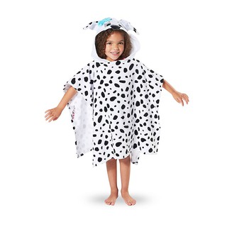 🇺🇸 ของแท้ Disney USA - H7128 101 Dalmatians Hooded Towel for Kids ผ้าคลุมว่ายน้ำ