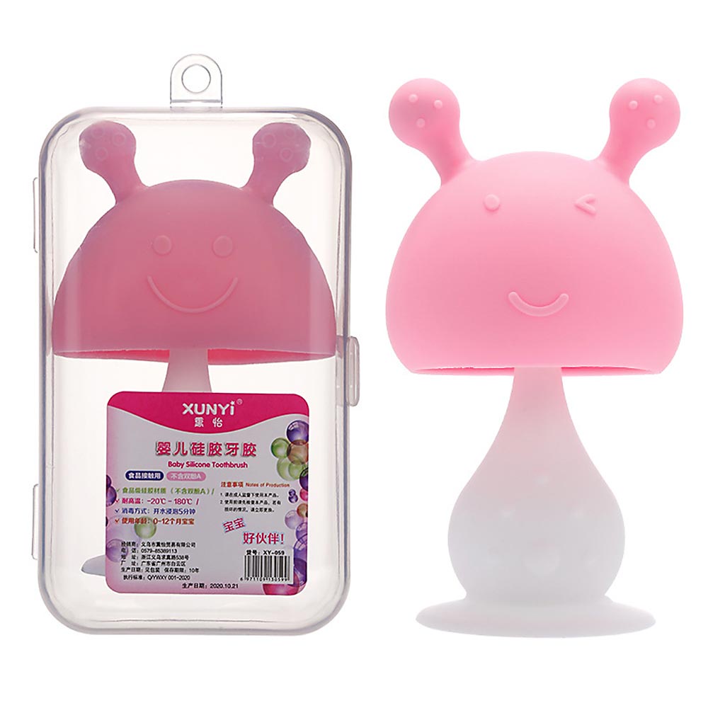 ยางกัดซิลิโคนเด็กยางกัดลายเห็ดนิ่มหัววัสดุความปลอดภัยสำหรับเด็กยางกัด - รูปที่ 7