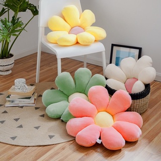 【บลูไดมอนด์】Daisy Flower Pillow Stuffed Sofa Throw Pillow Office Sedentary Chair Cushion Sunflower Tatami Floor Cushion