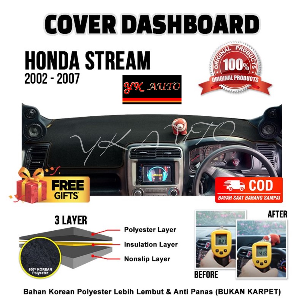 Stream Premium Dashboard Cover Honda Stream Dashboard Cover Dashboard