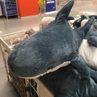 ใหม่น่ารักตุ๊กตาฉลามตกแต่งห้องนอน Ah woo shark หมอน plush ของเล่น doll