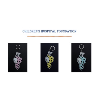 Chlidrenhospitalfoundation-(Cocoon)/พวงกุญแจน้องโคคูนหลากสี(สินค้าพร้อมส่ง)