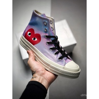 CDG PLAY x Converse Chuck 70 Micro Fiber high cut  sneakers