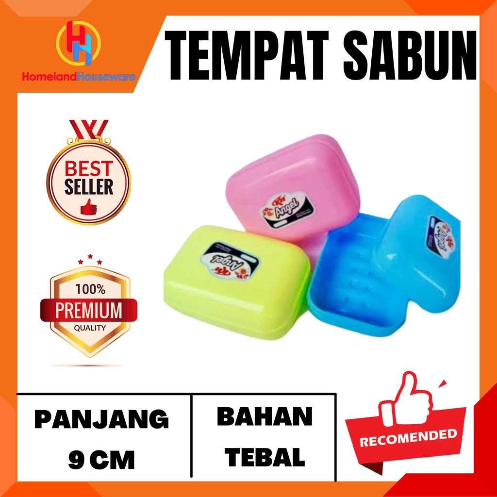 (พร้อมสต็อก) ANGEL SOAP DISH/ SOAP CONTAINER/ SQUARE SOAP CONTAINER/ BAR SOAP DISH