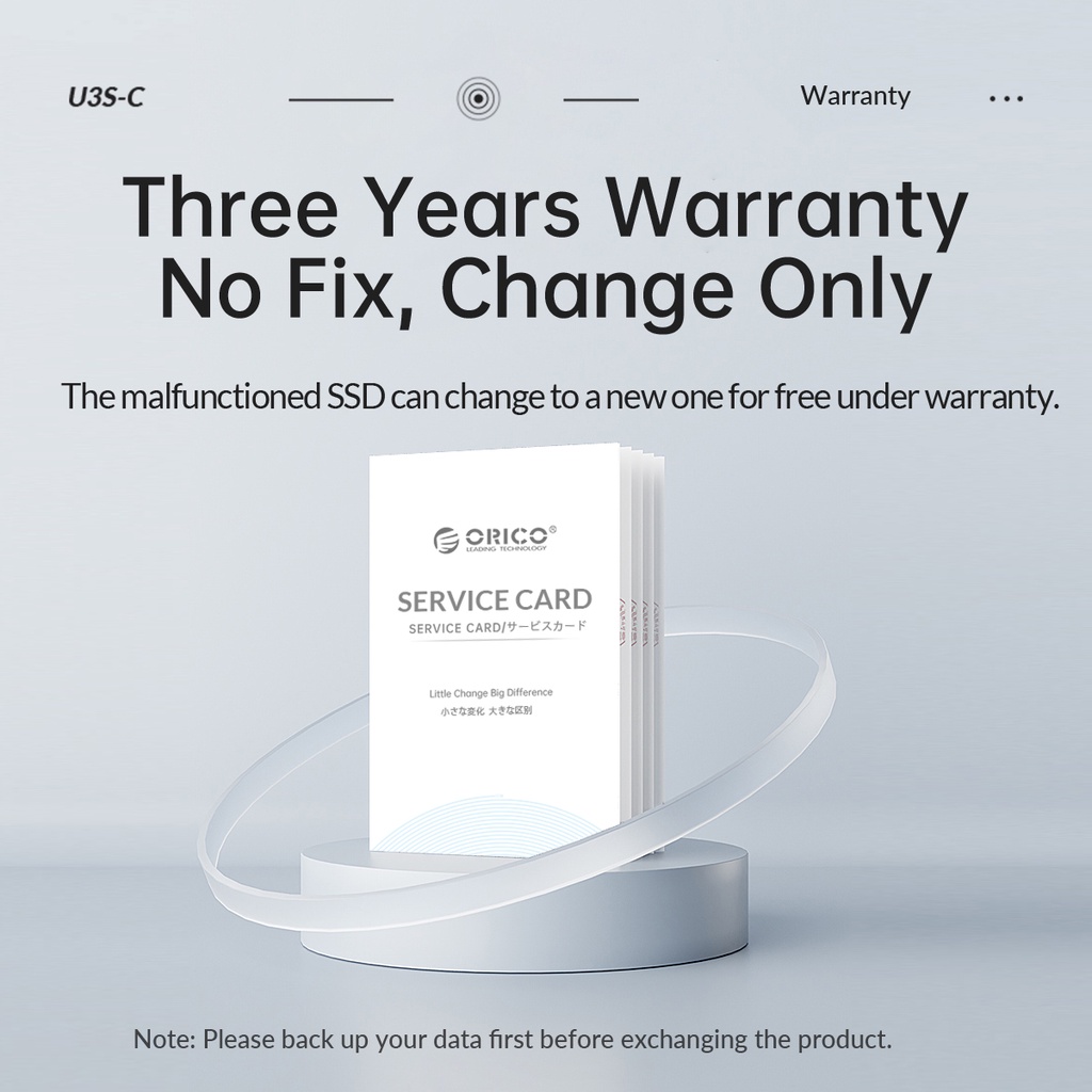 Orico U Disk 32GB 64GB 128GB 256GB USB C Memory Stick Drive USB 3.0 260MB/S Pendrive Plug and Play (U3S-C) - รูปที่ 7