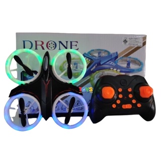 DRONE XXD158 โดรนจิ๋วบังคับด้วยรีโมท  มีไฟเรืองแสง แข็งแรงมาก