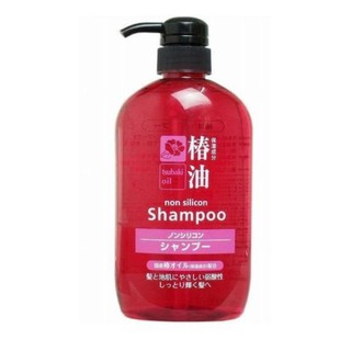 แชมพู หรือ ครีมนวด ไม่มีซิลิโคน Camellia Tsubaki Oil non silicone shampoo or conditioner  600ml.