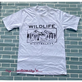 เสื้อยืดวินเทจคอกลมฟิต/วิว