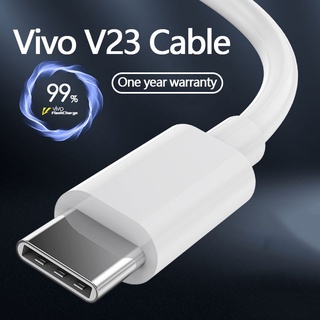 🔥ถูก/แท้🔥สายเคเบิลชาร์จเร็ว Type-C 5A Usb สําหรับ Vivo V23 Pro Vivo V23 V23 Pro