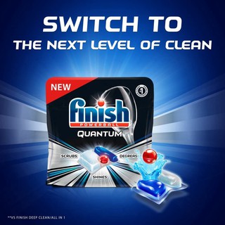 🇺🇸 USA 🇺🇸 มาใหม่ Finish Quantum Activblue Tablet dish washing machine 82 ชิ้น ผลิตภัณฑ์ล้างจาน ชนิดก้อน