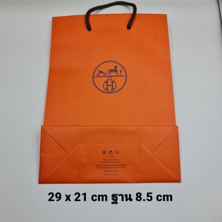 ถุงกระดาษ Hermes ใหม่กริบ ขนาดถามในรูป