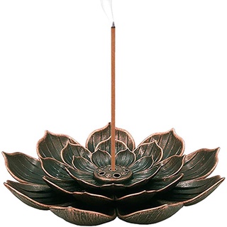 #DEY Creative Seven-hole Pure Copper Lotus Incense Holder Stick 3-layer Incense 0124