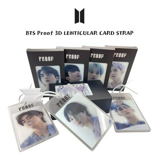 [พร้อมส่ง] BTS Proof 3D LENTICULAR PREMIUM CARD STRAP (K-POP) เลนติการ์ด