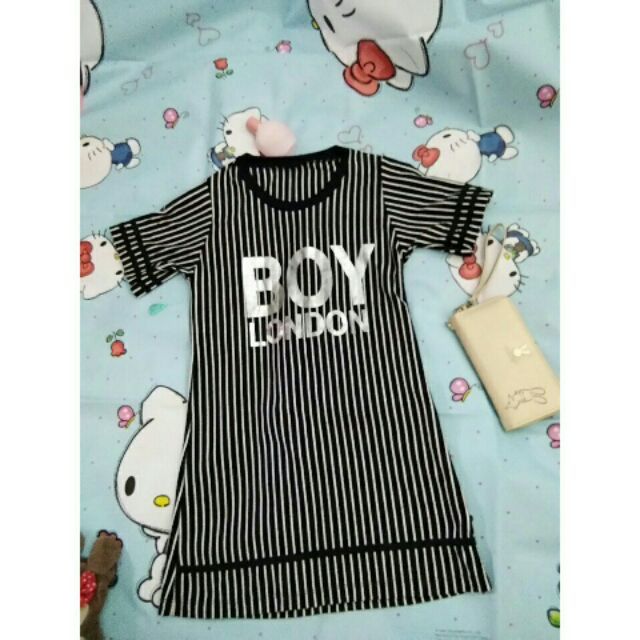 เสื้อทรงยาว​ ลายทาง BOY LONDON