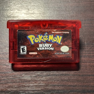 ตลับแท้ Pokemon Ruby (US) GBA