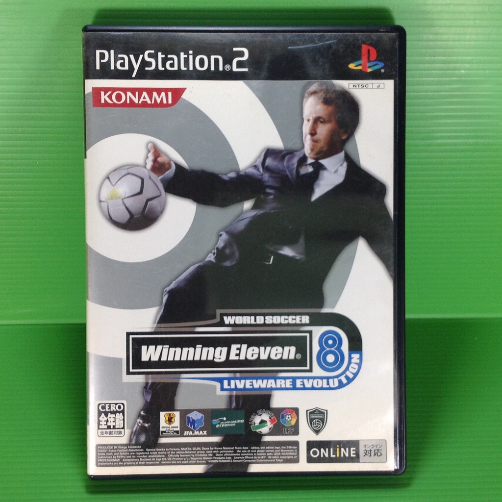 WINNING ELEVEN 8 (แผ่นแท้ PLAYSTATION 2 มี คู่มือ)