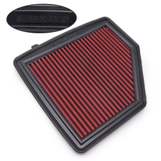 กรองอากาศ แบบผ้า Air Filter Hurricane ฮอนด้า เฮชอาร์-วี สีแดง สำหรับ Honda HR-V Hatchback Vezel ปี 2015-2019