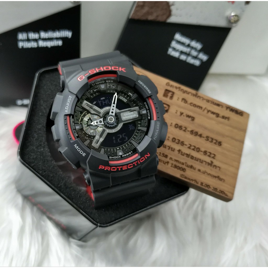 G-SHOCK รุ่น GA-110HR-1A นาฬิกาข้อมือ กันน้ำ ดีไซน์สวย มีสไตล์ ทนทาน ใช้งานได้นาน สินค้าคุณภาพ