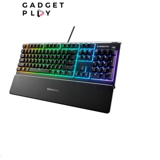 [กรุงเทพฯ ด่วน 1 ชั่วโมง] SteelSeries คีบอร์ดเกมมิ่ง RGB รุ่น Apex 3 TH (Keycap ไทย-อังกฤษ)