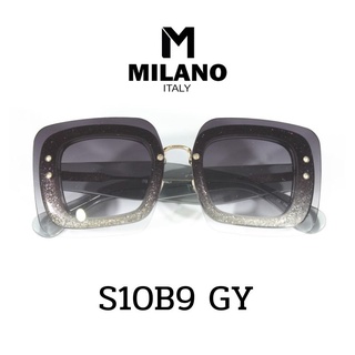 Milano Sunglass แว่นตากันแดด แว่นกรองแสง แว่นตาวินเทจ แว่นสายตา ใส่ได้ทั้งชายและหญิง รหัส S10B9 มีหลายสี พร้อมส่ง