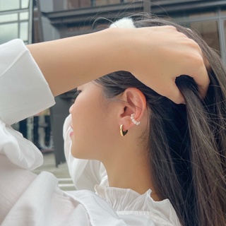 ขายดี ✨🐚ต่างหูมุกแบบหนีบ ต่างหูคลิป ไม่ต้องเจาะหู ต่างหูหนีบเกาหลี Pearl Earcuff ✨nood.bkk