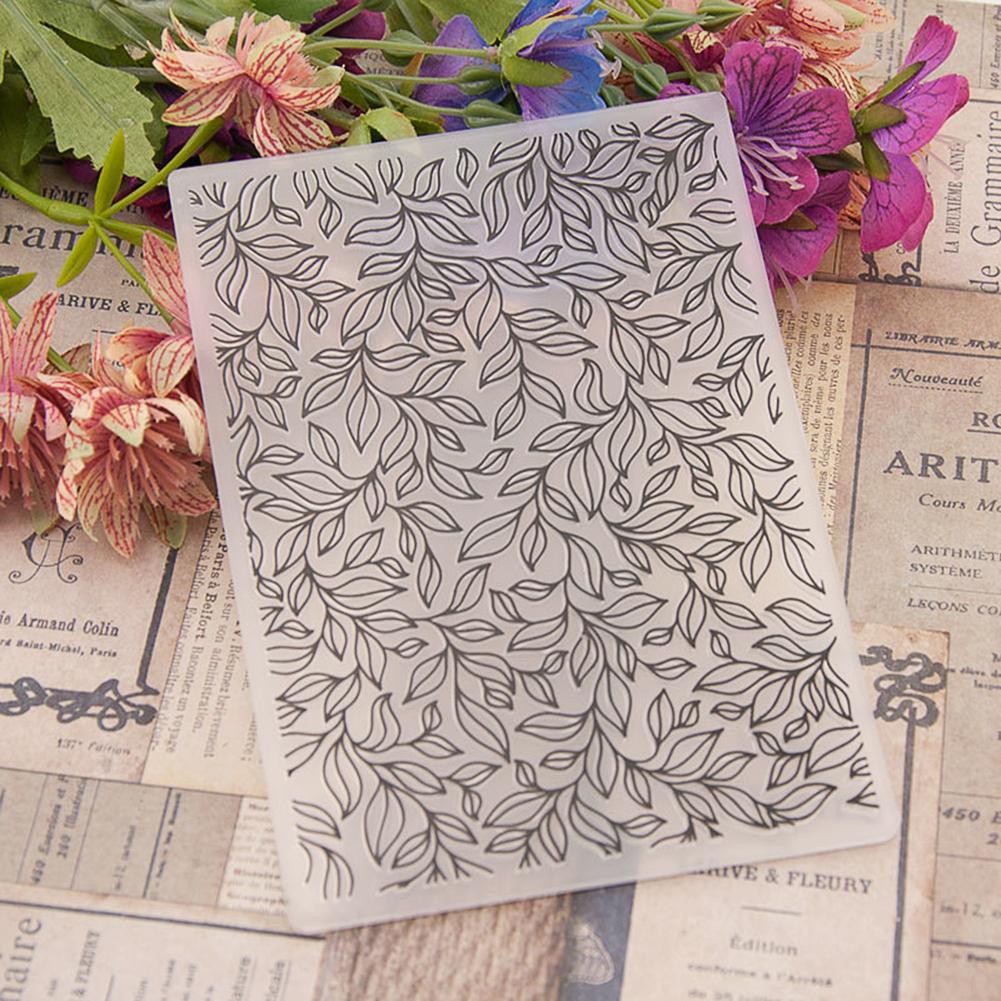 ACT DIY Scrapbooking Plastic Flower Embossing Folder Template for Album ...