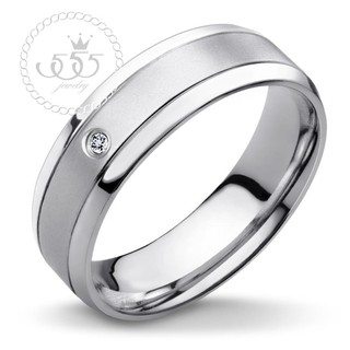 555jewelry แหวน รุ่น MNC-R634-A (Steel)[R32]