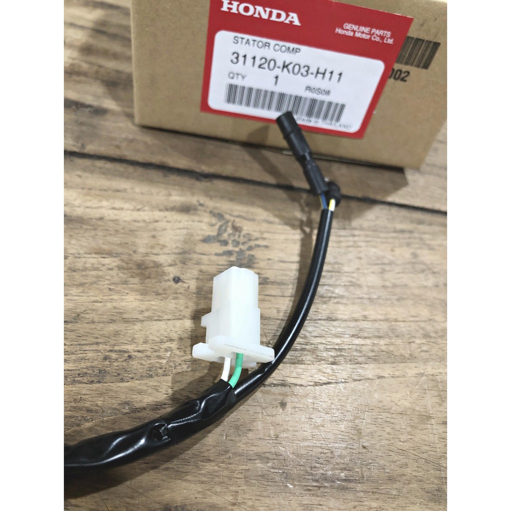 ( 31120-K03-H11 ) ชุดขดลวดสเตเตอร์ มัดไฟ เวฟ110i สตาร์ทมือ รูปที่ 6