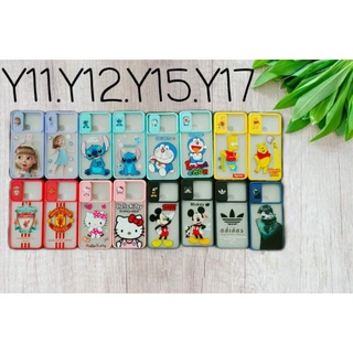 เคส การ์ตูนเปิดปิดกล้องVivoY11.Y12.Y15.Y17.V21