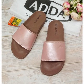 ADDA [A-D06 รองเท้าแตะลำลองแบบสวม รุ่น 7AD06 7AD05 size 37-39] ร้องเท้าแตะแบบสวม ยางนิ่ม แอ็ดด้า PVC Slide Sandal