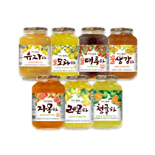 7รส ชาผลไม้เกาหลีแท้ 100% เลือกรสได้ Yuzu ชาส้มยุสุ Fruit TEA Yujacha ยูจาชา ยุซุ ไม่มีคาเฟอีน ร้อน-เย็น-ปั่น-โซดา