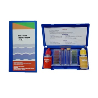 ชุดน้ำยาทดสอบสภาพน้ำ Basic pH &amp; Cl Test Kit (15 ml)