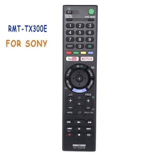 Rmt-tx300e รีโมตคอนโทรล สําหรับสมาร์ททีวี Sony Led LCD TV พร้อมปุ่ม Youtube Netflix KD-55XE8505 KD43X8500F RMT-TX300P