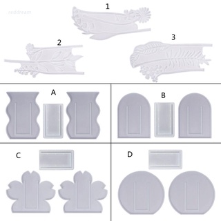 Redd แม่พิมพ์ซิลิโคนเรซิ่น อีพ็อกซี่ รูปแจกัน สีแดง สําหรับทํางานฝีมือ