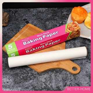 กระดาษไขรองอบ แบบ 5 เมตร และ10 เมตร กระดาษไขรองอบ คุณภาพดี กระดาษรองอบ ๒ขนมเค้ก Baking paper