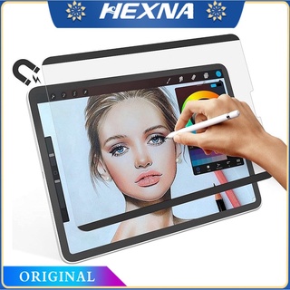 Hexna ฟิล์มกันรอยหน้าจอ แบบแม่เหล็ก ถอดออกได้ ใช้ซ้ําได้ สําหรับ Samsung Tab S6 lite P610 P615 S7 T870 S7 Plus T970 A7 T500