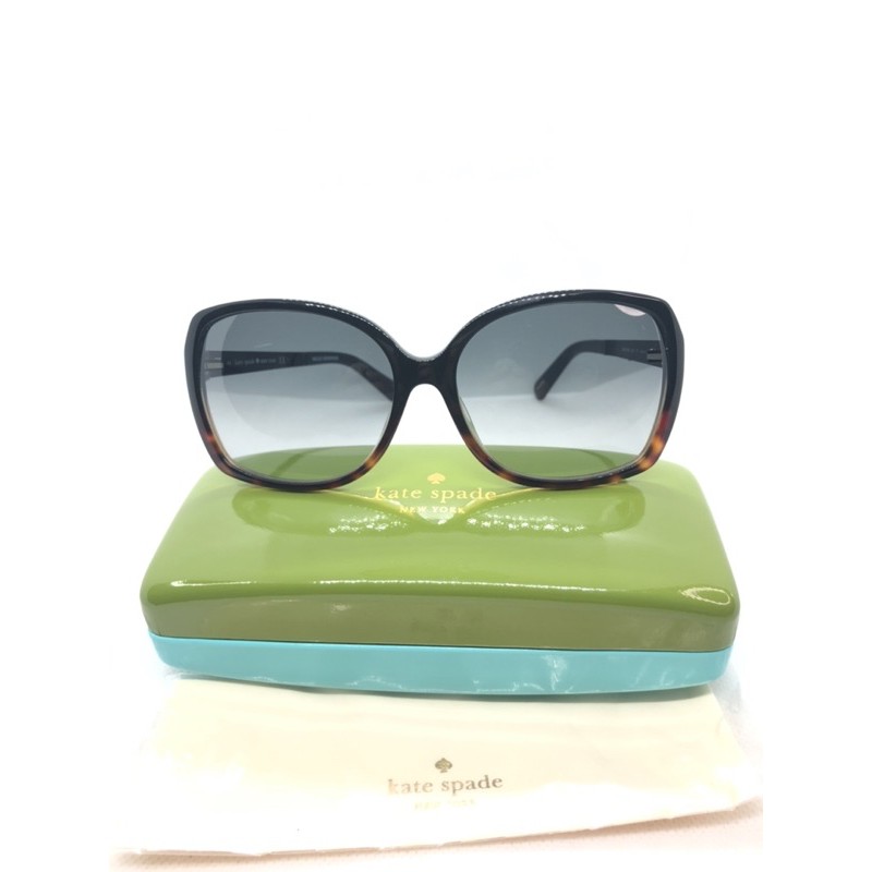 แว่นตากันแดด kate space Darilynn/s เลนส์ 58/16 กรอบทูโทนดำ/กละน้ำตาล ขาดำ เลนส์สีเทาไล่สี ราคา 2,490