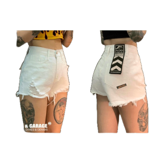 SG005 SG023 (SG) กางเกงยีนส์ขาสั้นผู้หญิง Lady Denim Shorts (Gasoline & Garage) ปั๊มน้ำมันแก๊สโซลีน