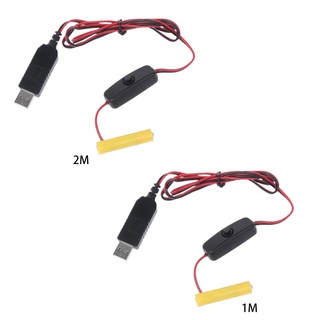 Capa เครื่องกําจัดแบตเตอรี่ AAA 1 5v USB 1x พร้อมสวิตช์