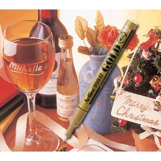 Artline ปากกาเมทัลลิค EK-900 Metallic Marker ปากกาเขียนยันต์ หัวกลม 2.3 มม. (สีทอง) เขียนยาง โลหะ ไม้ กระเบื้อง