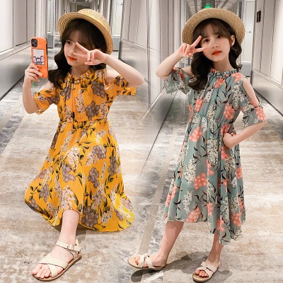 (พร้อมส่ง) ชุดเด็กผู้หญิง ราคาส่ง เดรสกระโปรงผ้าใส่สบาย สวยๆ