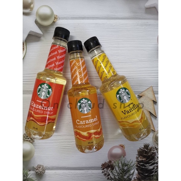 STARBUCKS Flavored Syrup (Vanilla , Hazelnut , Caramel) ล๊อตใหม่ พร้อมส่ง