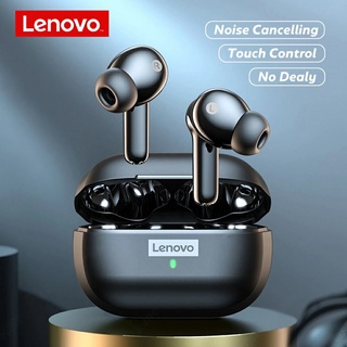 Lenovo LP1S หูฟังบลูทูธไร้สาย 5.0 กันน้ํา ตัดเสียงรบกวน สําหรับเล่นเกม กีฬา