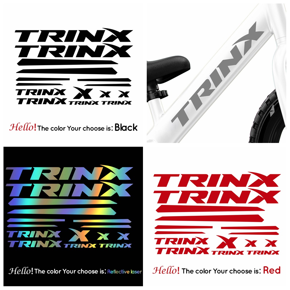 Trinx Design สติ๊กเกอร์สำหรับจักรยานเสือภูเขา ทำจากคาร์บонไฟเบอร์