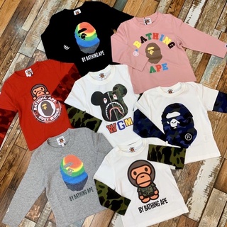 (No.7) w21 Bapekids  เสื้อกันหนาวเด็กผู้ชาย เสื้อแขนยาวเด็กโต 100-140 มาใหม่ ล่าสุด