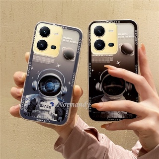 Hot Sale เคสโทรศัพท์ New Phone Case VIVO V25 V25e Y35 Y16 Y22S 5G 4G 2022 Creative Cartoon Astronaut Pattern Handphone Casing TPU Silicagel Soft Case Shockproof Protection Back Cover เคส